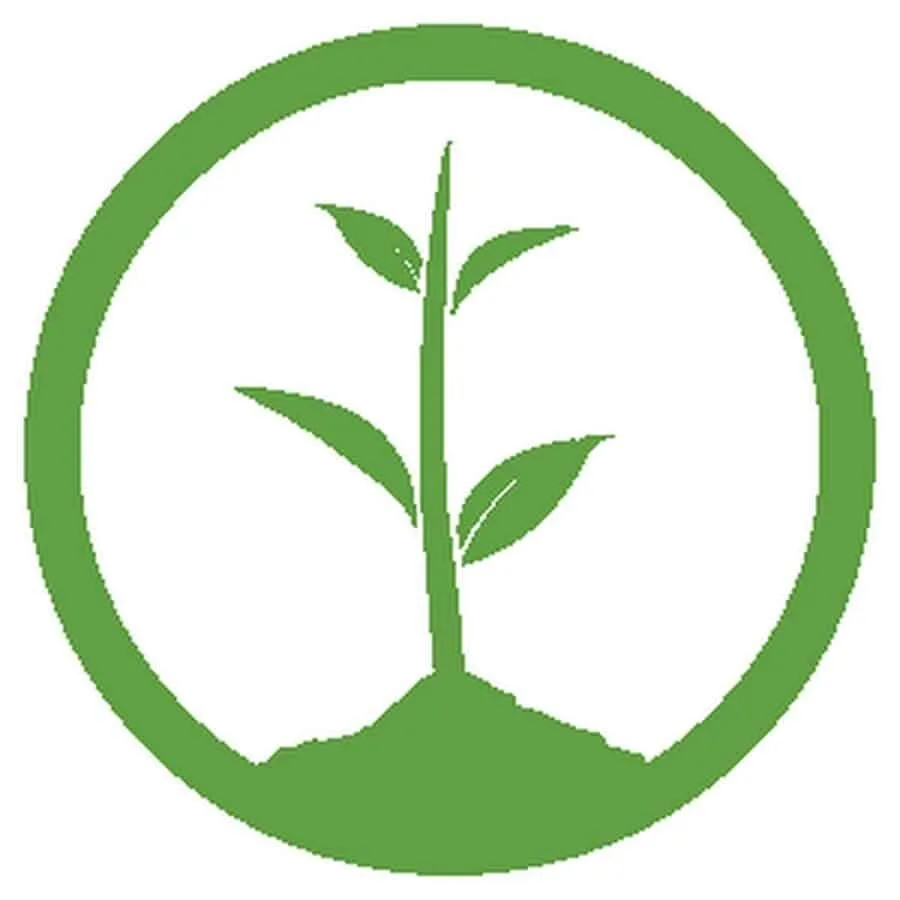 Green logo featuring a young plant sprouting from soil, symbolizing environmental commitment and reforestation efforts by NovaOne Property Services in partnership with One Tree Planted.
