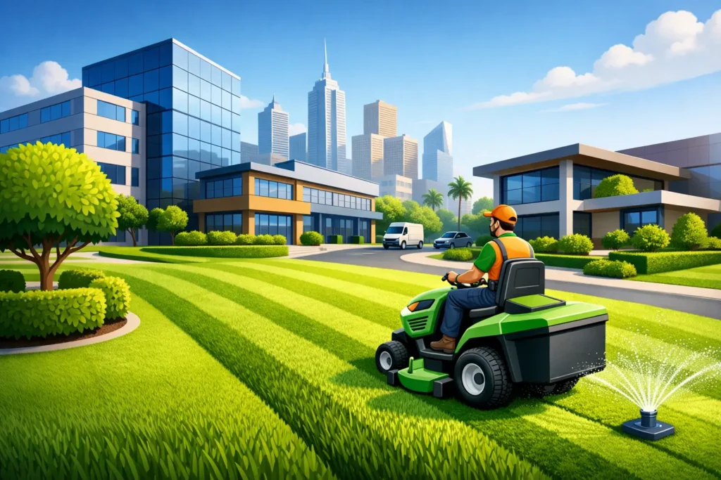 Lawn Mowing Service Melbourne for Businesses