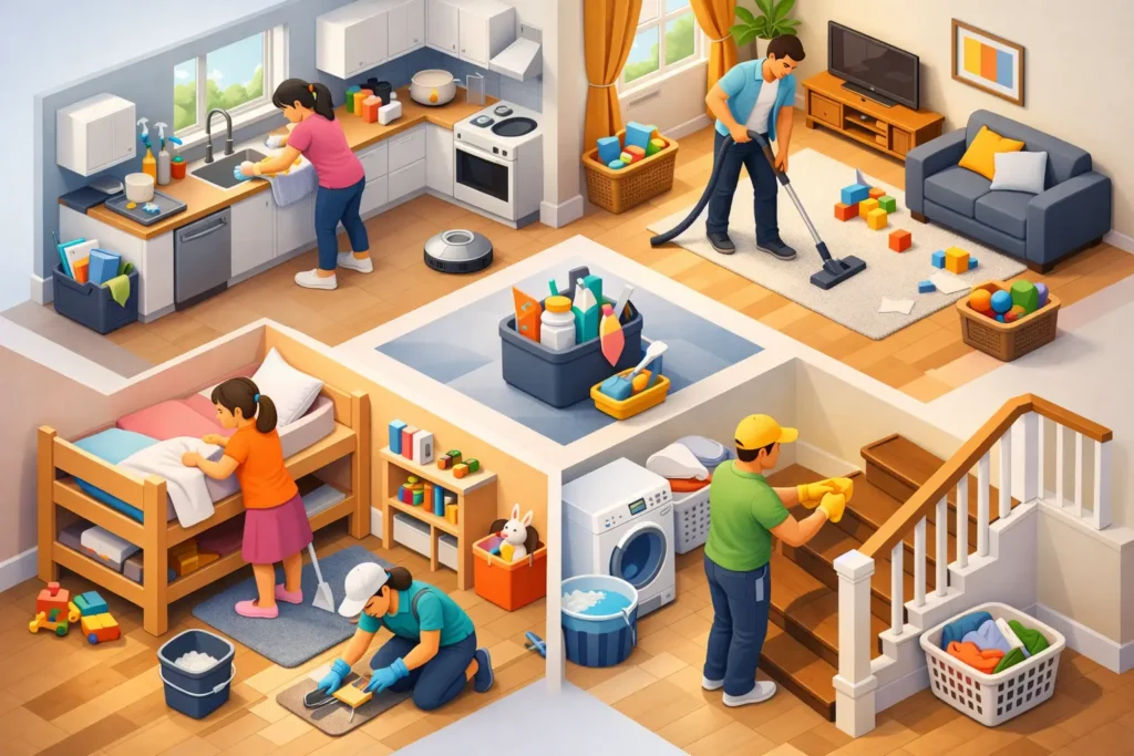 Deep Cleaning Guide for Busy Families