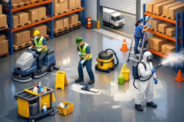 How to Clean Warehouses Safely