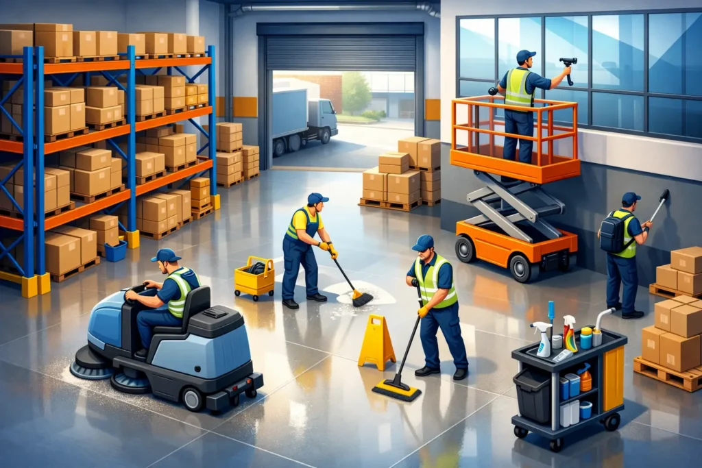 Warehouse Cleaning in Hallam: Maintenance Tips